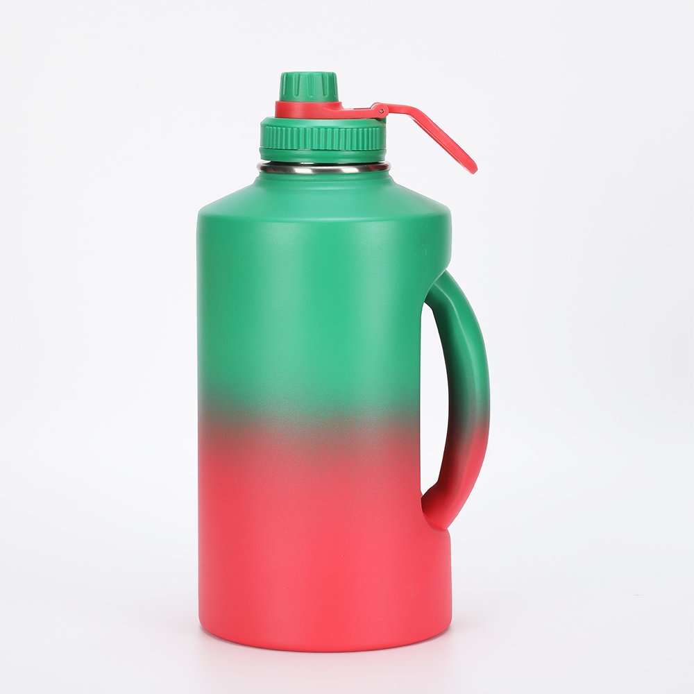 New 2.2L drinking Sport Water bottle Stainless Steel Double Wall Vacuum Flasks Gym Water Bottle with Lid