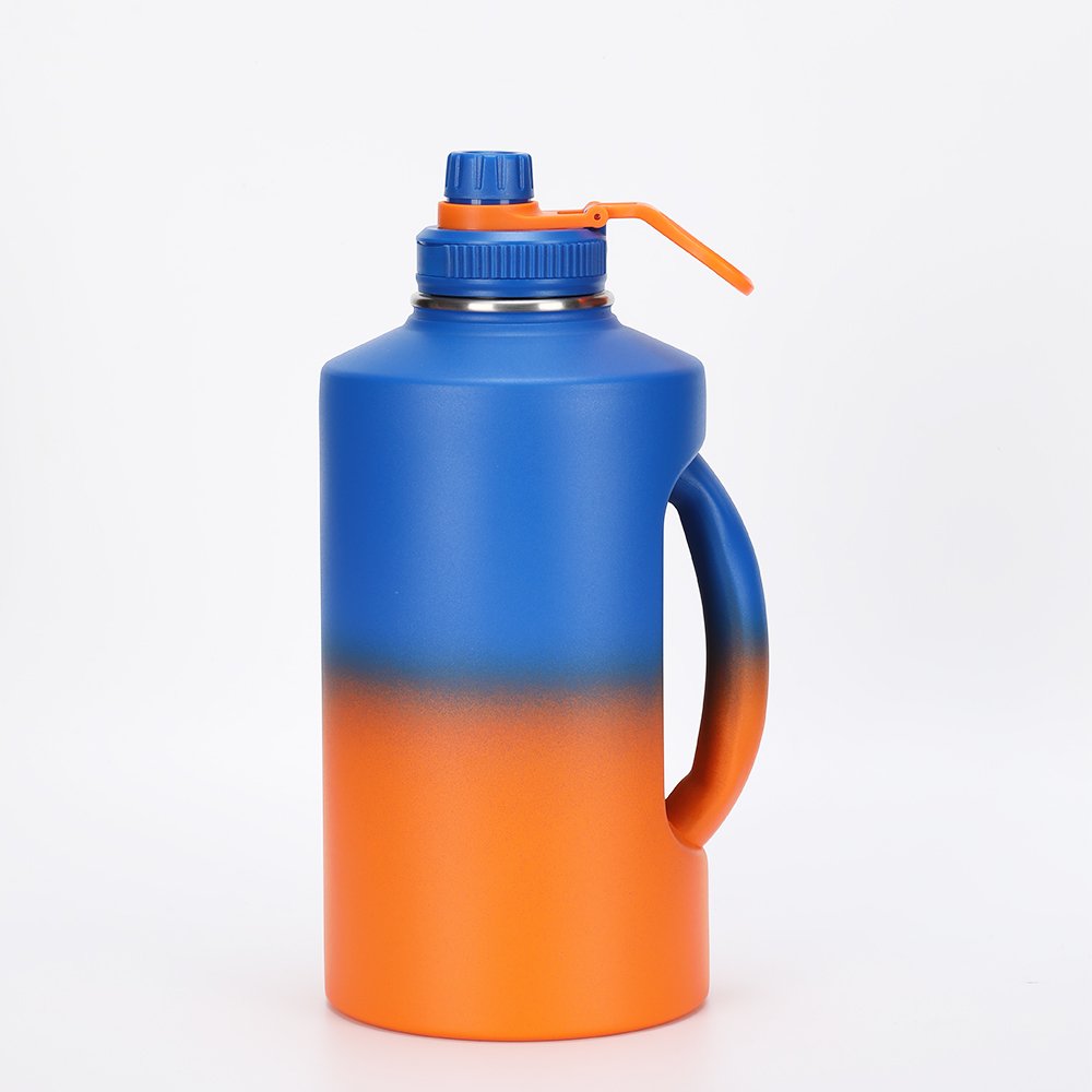 New 2.2L drinking Sport Water bottle Stainless Steel Double Wall Vacuum Flasks Gym Water Bottle with Lid