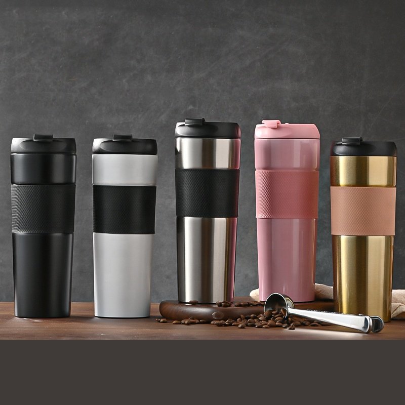 304 stainless Steel Insulated French Press Cup Coffee Mug with Custom Logo Tumblers