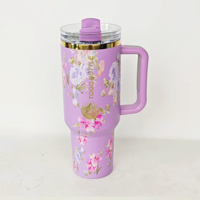 New Custom Gift Ideal 40oz H2.0 Tumbler With Handle