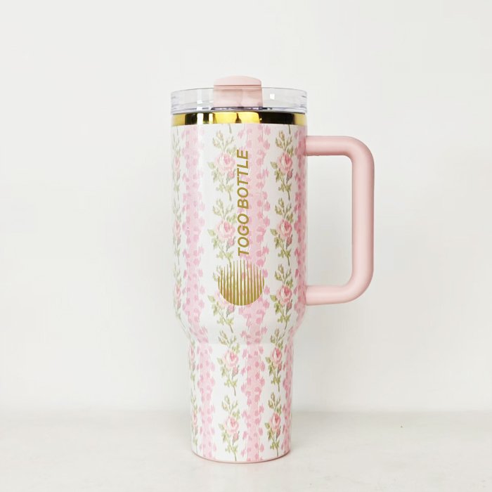 New Custom Gift Ideal 40oz H2.0 Tumbler With Handle