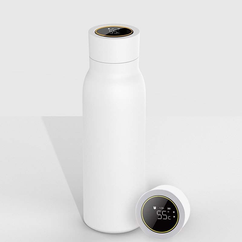 Customized smart drink thermos bottle black pink water bottle boys girls water bottles for school