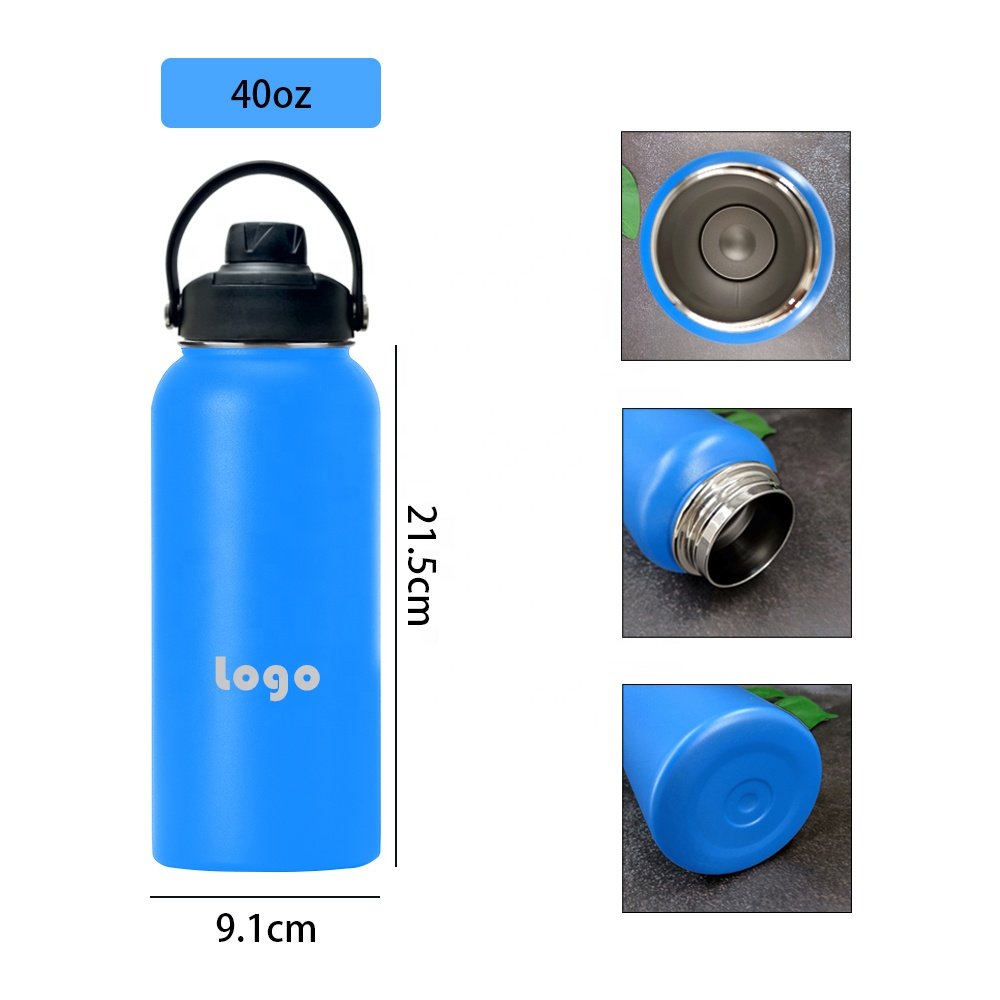 32oz Eco-friendly Recyclable BPA free Stainless Steel Water Bottle Bicycle Sport Vacuum Water Bottle with lid