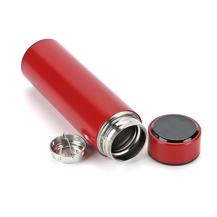 Intelligent Temperature Display 500ml Stainless Steel Water Bottle Smart Drinkware With LED Temperature