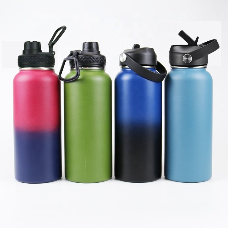 customized logo mate takeya Hot Sale Hydro 32oz 40oz Double Wall Vacuum Flask Insulated 304 Stainless Steel Sport Water Bottle