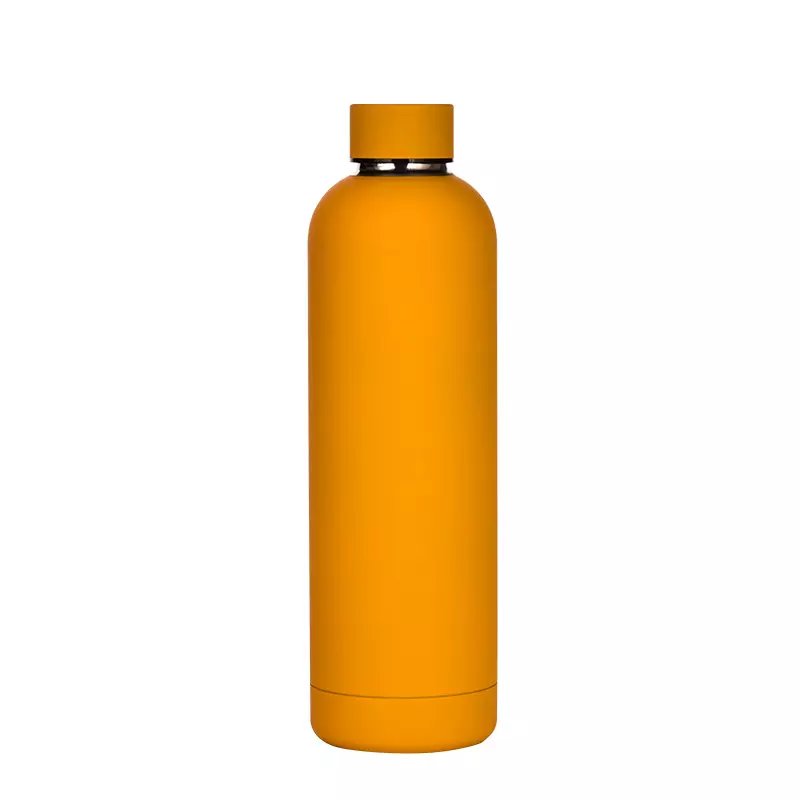 Custom logo 500ml stainless steel double wall outdoor sports portable vacuum insulated drink water bottle Class thermos flask