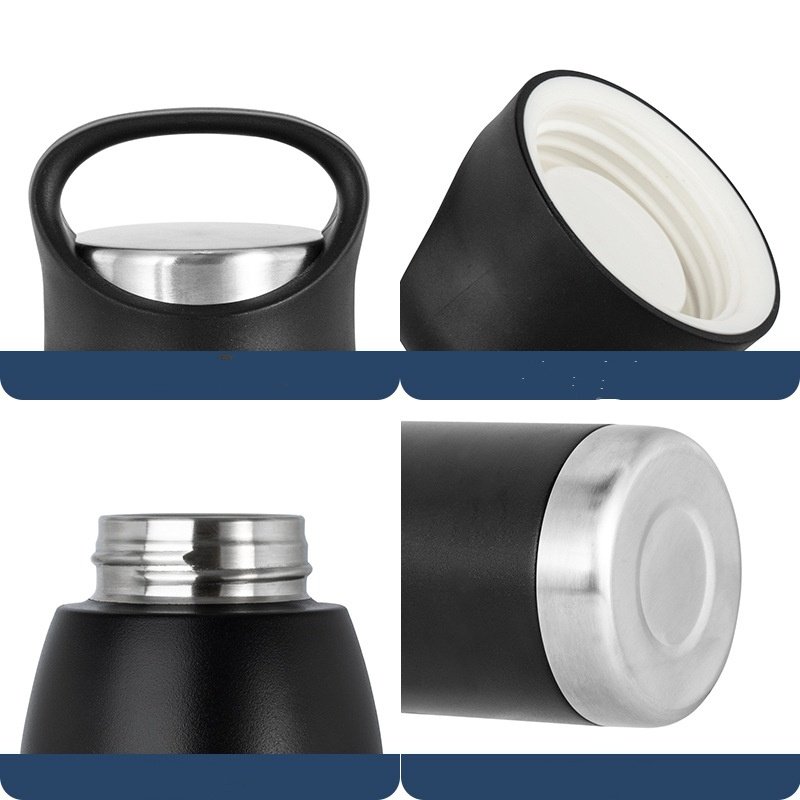 Portable Insulated Vacuum Flask Sport Water Bottles Stainless Steel 304 With Custom Logo Water Bottle Cup For Tea And Coffee