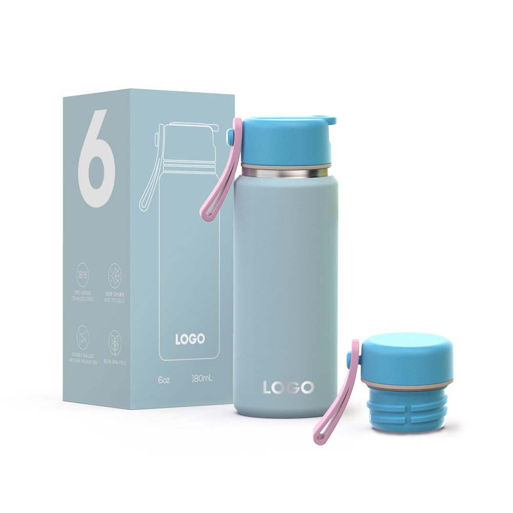 18/8 Pocket Bottle Factory Manufacturer Double Wall Vacuum Custom Logo Wide Mouth Water Bottle