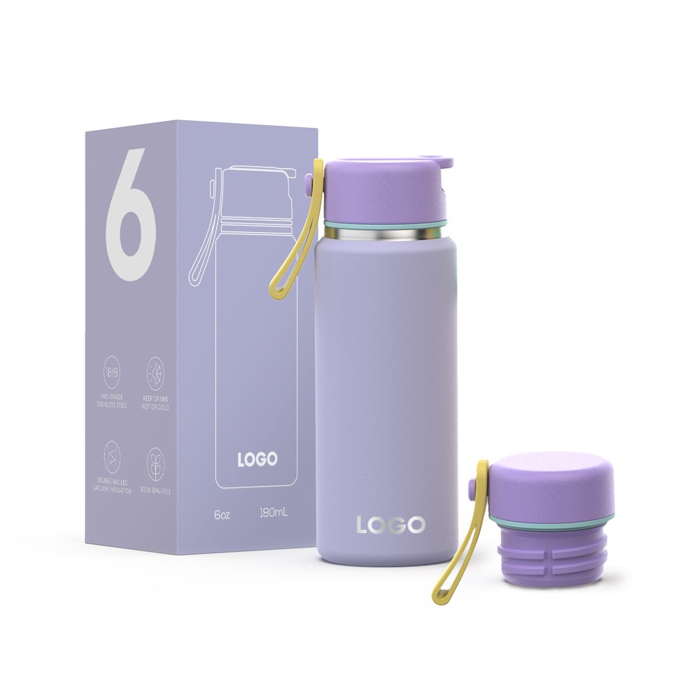 18/8 Pocket Bottle Factory Manufacturer Double Wall Vacuum Custom Logo Wide Mouth Water Bottle