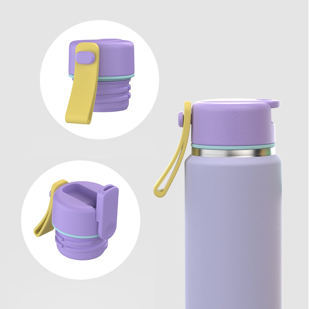 18/8 Pocket Bottle Factory Manufacturer Double Wall Vacuum Custom Logo Wide Mouth Water Bottle