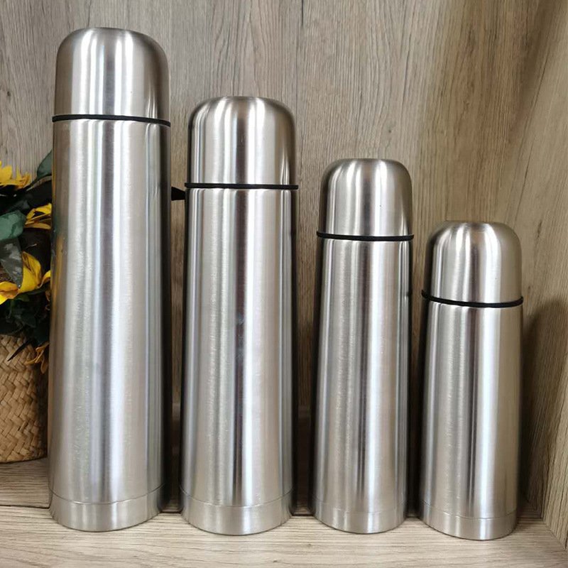 Thermos Vacuum Flask Vacuum Insulated Water Bottles Double Wall Stainless Steel Eco Friendly High Quality Outdoor 500ml Camping