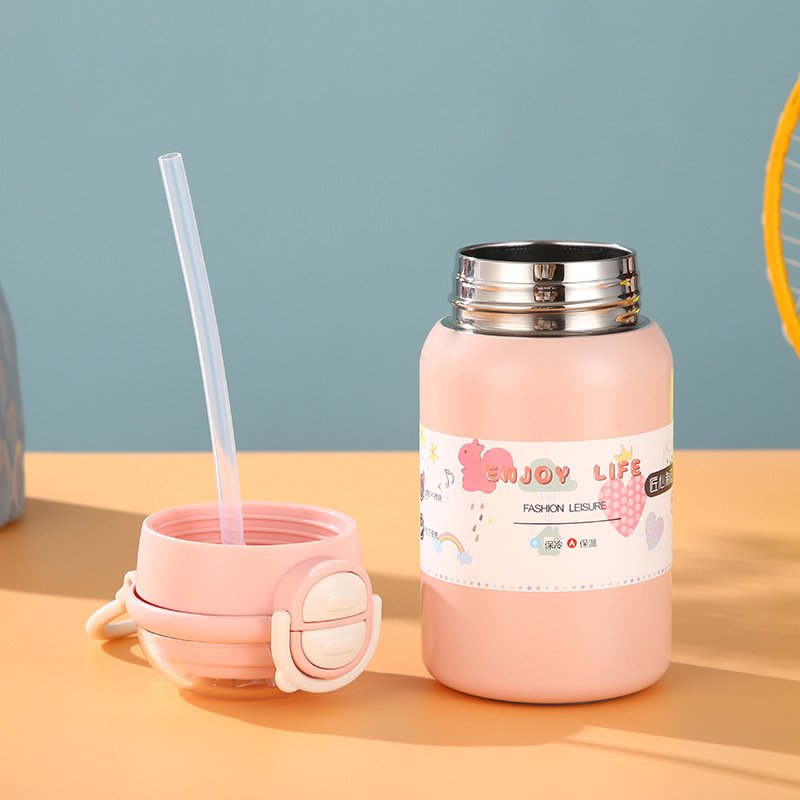 Wholesale outdoor stainless steel vacuum thermos bottle portable vacuum flask kid water bottle for home