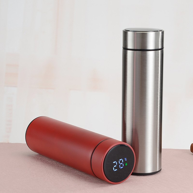500ml Thermo Bottle Thermal Cup Vacuum Flasks Stainless Steel Thermos Led Temperature Smart Water Bottle