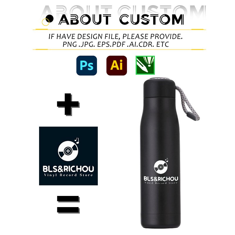 Wholesale Hiking Thermos Vacuum Flask Custom Logo 304 Stainless Steel Outdoor Hot And Cold Cool Bicycle Running Water Bottle