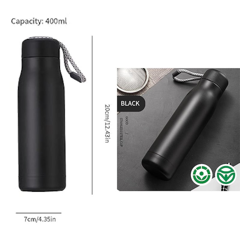 Wholesale Hiking Thermos Vacuum Flask Custom Logo 304 Stainless Steel Outdoor Hot And Cold Cool Bicycle Running Water Bottle