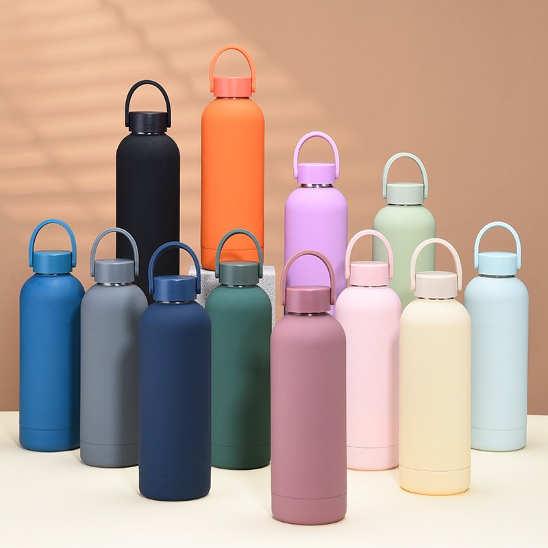 500ml 750ml Factory customization Travel Double Walled Vacuum Insulated Stainless Steel Sport Flask Flask Water Bottle