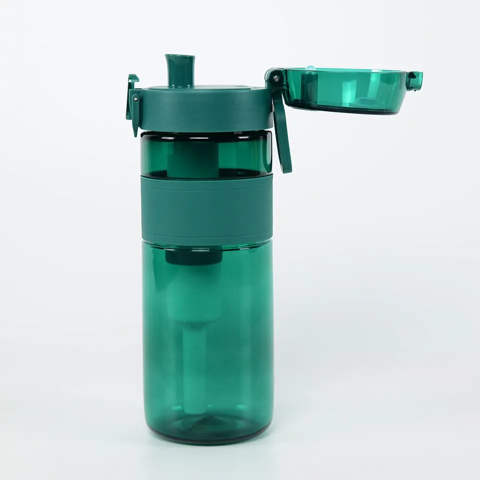 500ml carbon water filter portable outdoor survival water filtration purifier Custom Water Bottle With filter
