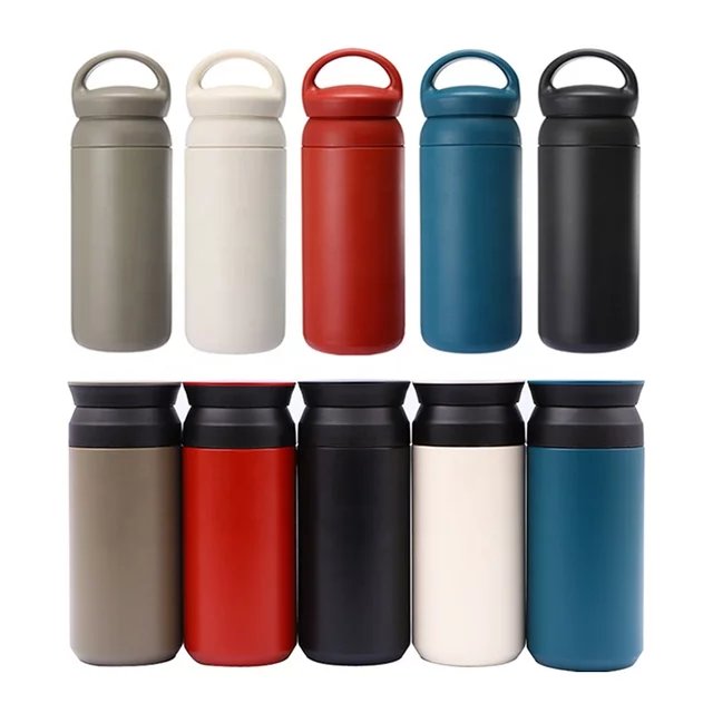 Water Bottle Mini Cute Japan Kintoo Japanese Insulated Stainless Steel Coffee Tumbler Mug Double-Walled Leak Proof handle Lid