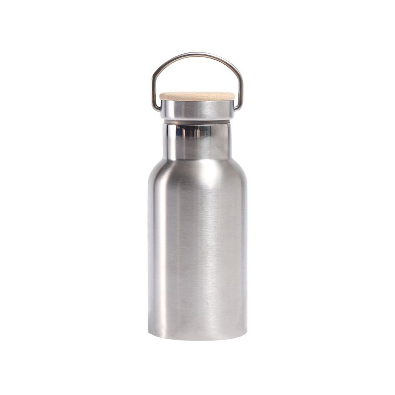 Double Wall Vacuum Insulated Stainless Steel Water Bottle Keeps Water Cold and Hot with Straw Lid for Hiking and Sport