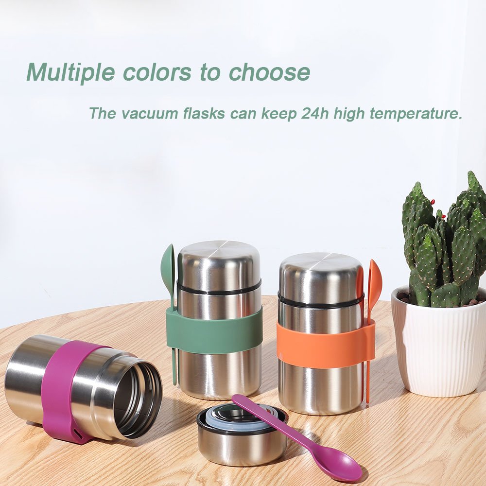 Food Storage & Container Food Flask Warmer Insulated Vacuum Insulated Food Jar Lunch Box Vacuum Flasks