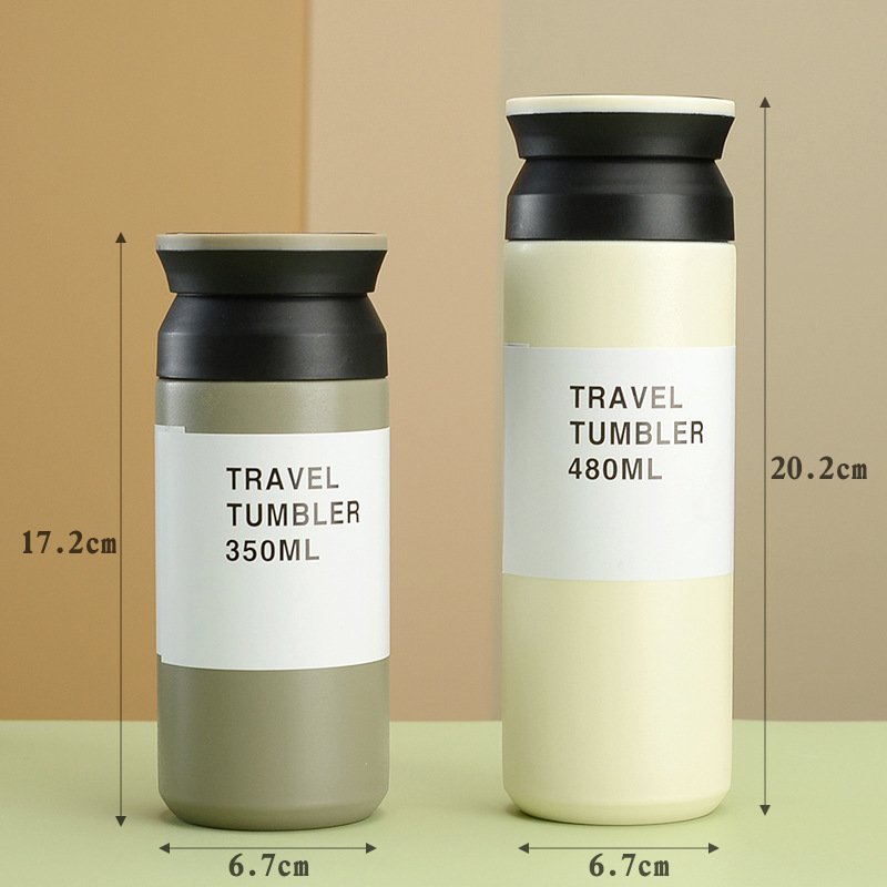 New 350ml 500ml temperature thermo touch display termo smart tumbler LED water bottle vacuum travel insulated digital coffee mug