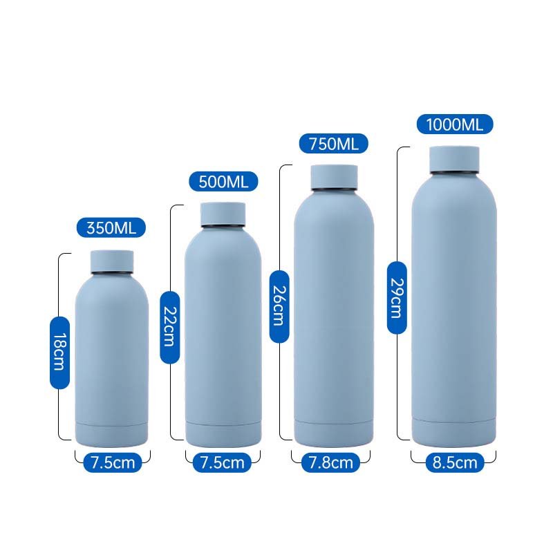 Customized Logo Stainless Steel Narrow mouth Vacuum Flask Gym Sports Thermos Water Bottles