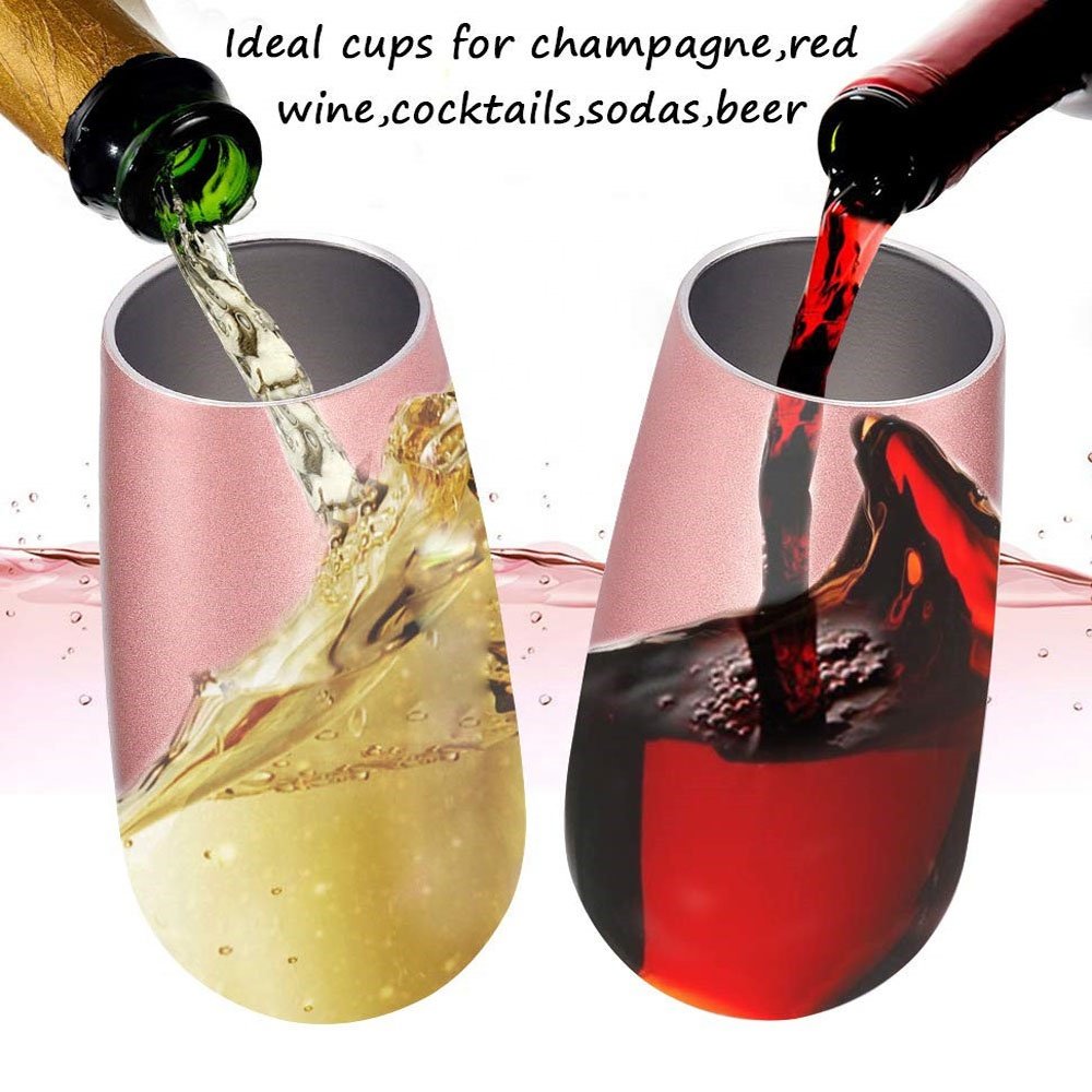 Customize Double Walled Insulated Travel Stainless Steel 64oz Egg Wine Mug