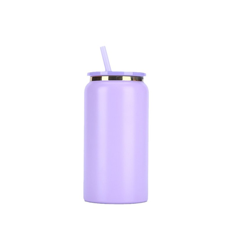 16oz customized colorful Mason Can tumbler 304 stainless steel water cup double wall insulated mugs without handle 480ml