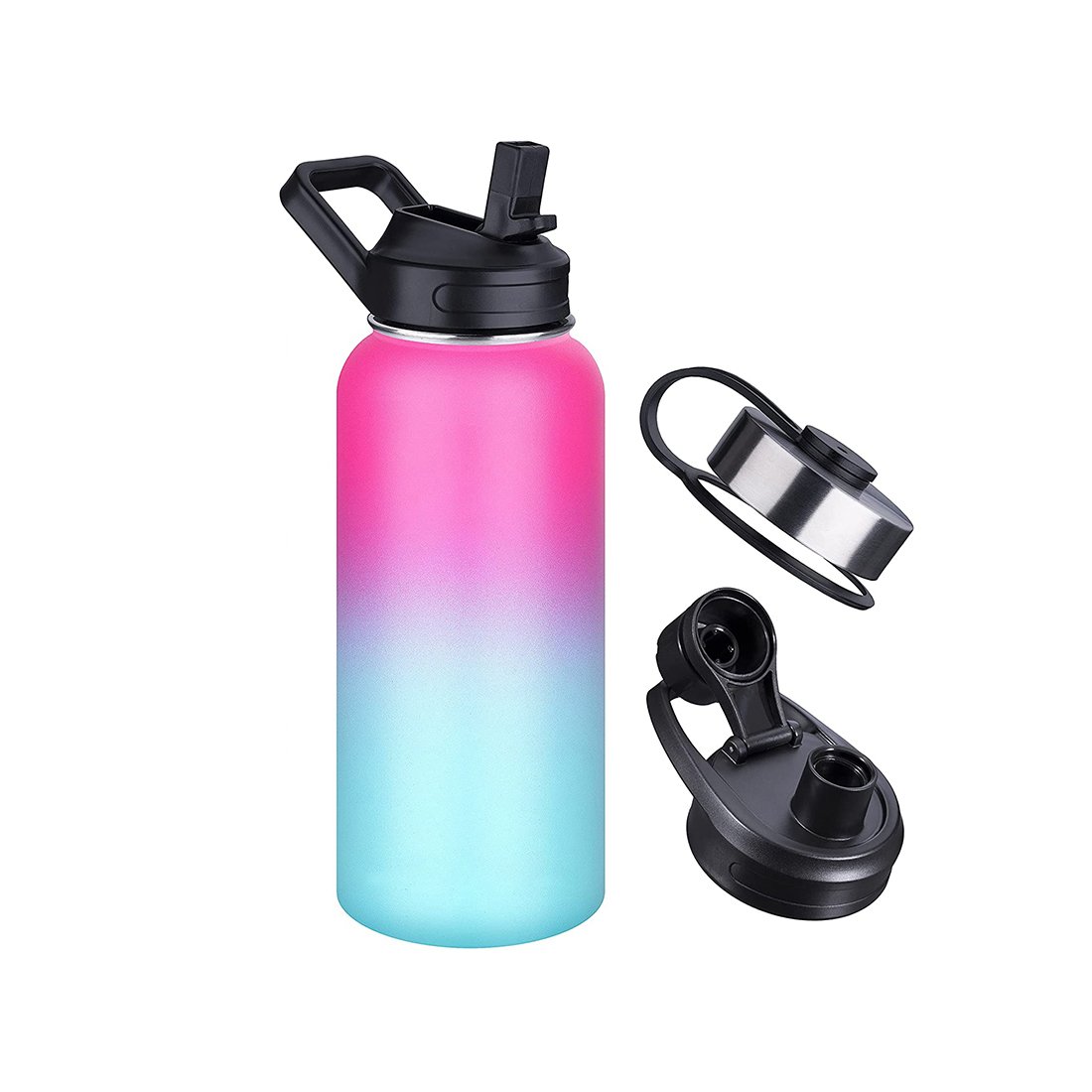 Water Bottle Custom Double Wall Insulated Stainless Steel Metal Thermal Vacuum Flask Thermos Thermoses