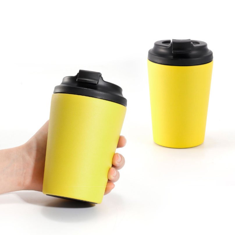 12 oz Leak Proof Custom Logo Thermos Travel Mug Insulated Stainless Steel Tumbler Travel Coffee Cups