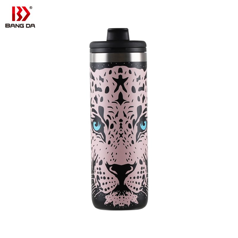 New Design Sport Fitness Custom Logo BPA Free In Bulk 20oz Double Walled Insulated 18/8 Stainless Steel Sport Water Bottle