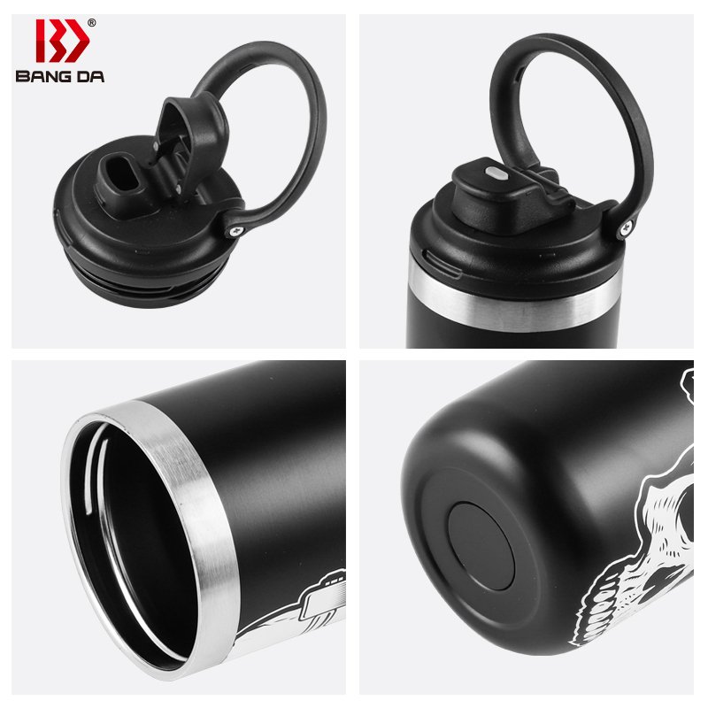 New Design Sport Fitness Custom Logo BPA Free In Bulk 20oz Double Walled Insulated 18/8 Stainless Steel Sport Water Bottle