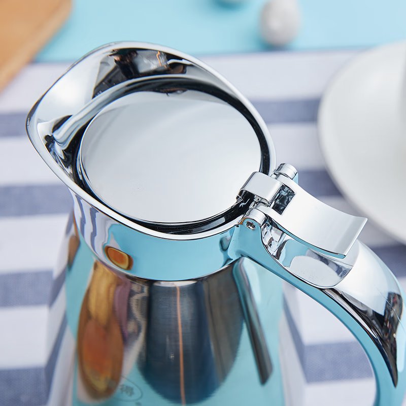 SOLIDWARE 600ML Vacuum Flask Pot Thermos Mug Vaccum Coffee Pot Stainless Steel 304 Portable for Home