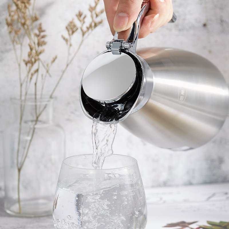SOLIDWARE 600ML Vacuum Flask Pot Thermos Mug Vaccum Coffee Pot Stainless Steel 304 Portable for Home