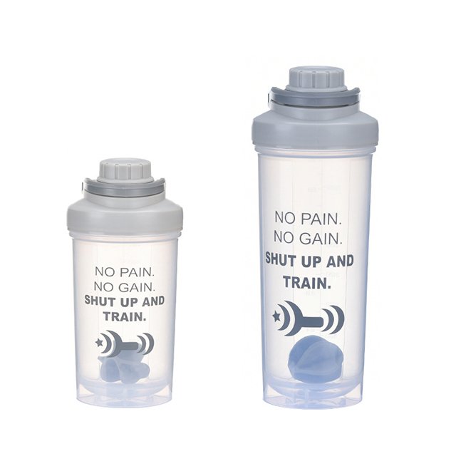 Best seller portable 500ml 700ml bpa free gym sports bicycle plastic protein shaker water bottles with Mixing Ball