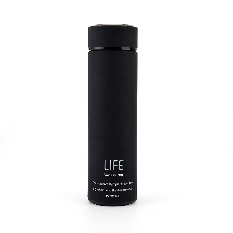 500ml Sports Stainless Steel Double Layer Rubber Coated Thermos Vacuum Flask Thermos Bottle