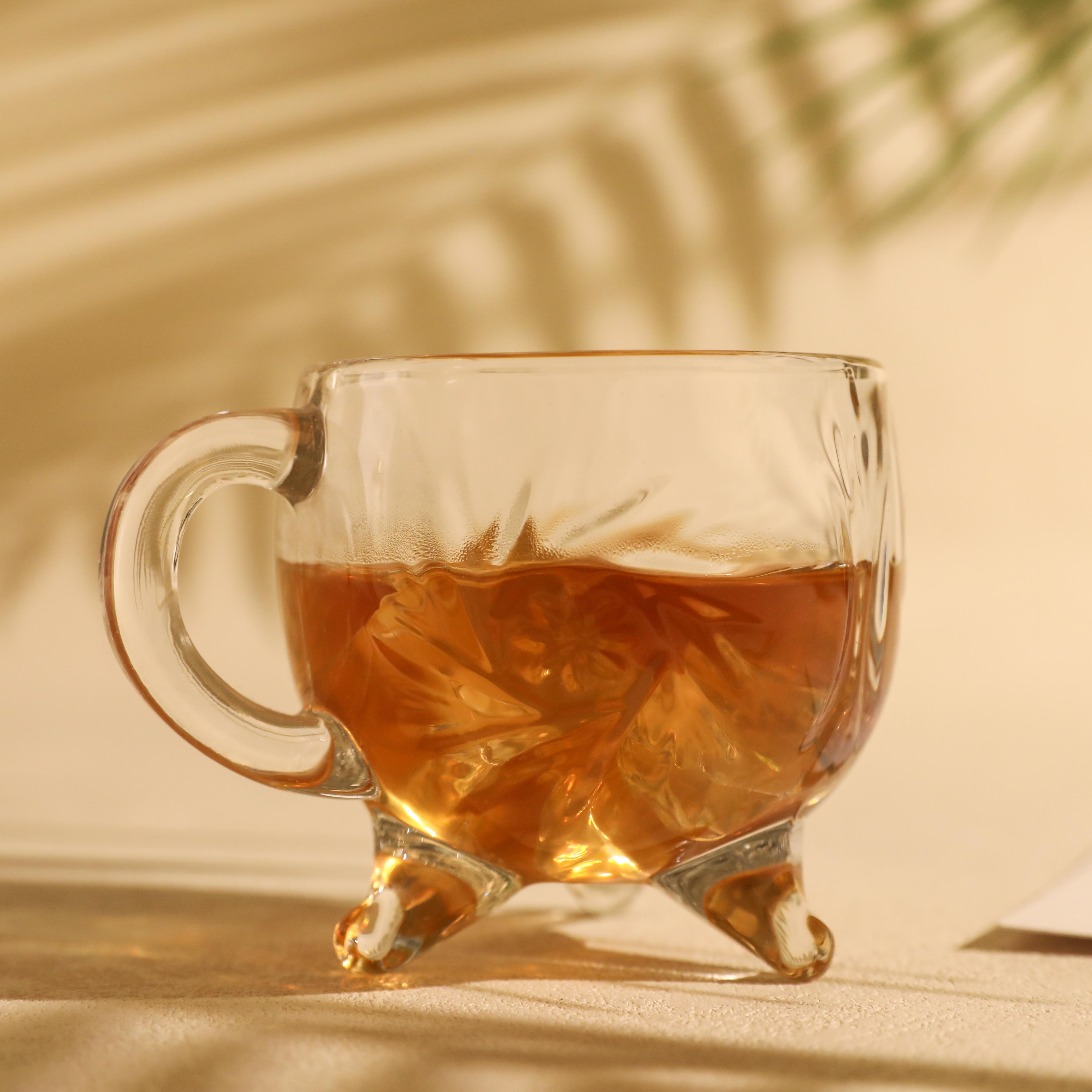 European style Clear Drinking cup Glass Coffee Mugs for Restaurant and Home party
