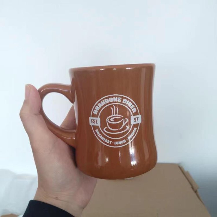 Thick wall ceramic coffee mug custom personalized white 11oz porcelain coffee mug with logo mugs