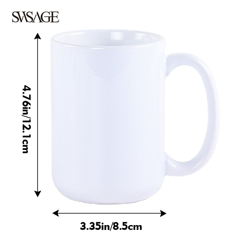 China Usa Warehouse 11Oz 15Oz Coffee Cup Sublimation Blanks Logo Custom China Wholesale Seasonal Ceramic Mug