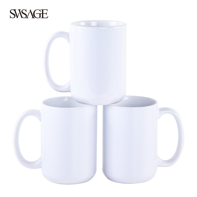 China Usa Warehouse 11Oz 15Oz Coffee Cup Sublimation Blanks Logo Custom China Wholesale Seasonal Ceramic Mug
