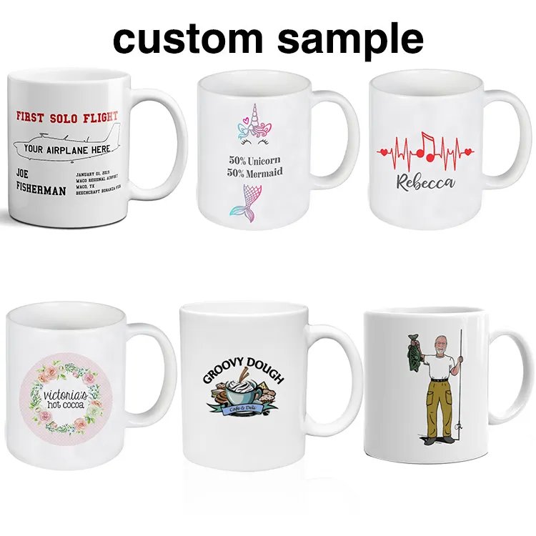 High Quality 11 oz White blank Sublimated Mug Coffee Mug