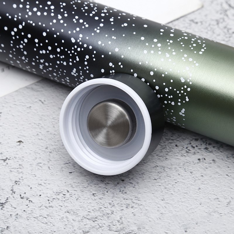 245ml double wall thermos water bottle slim thin women stainless steel vacuum flask