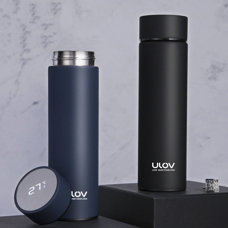 Gifts Customized 500ML Smart Straight Thermos Temperature Display Vacuum Flasks for Gift
