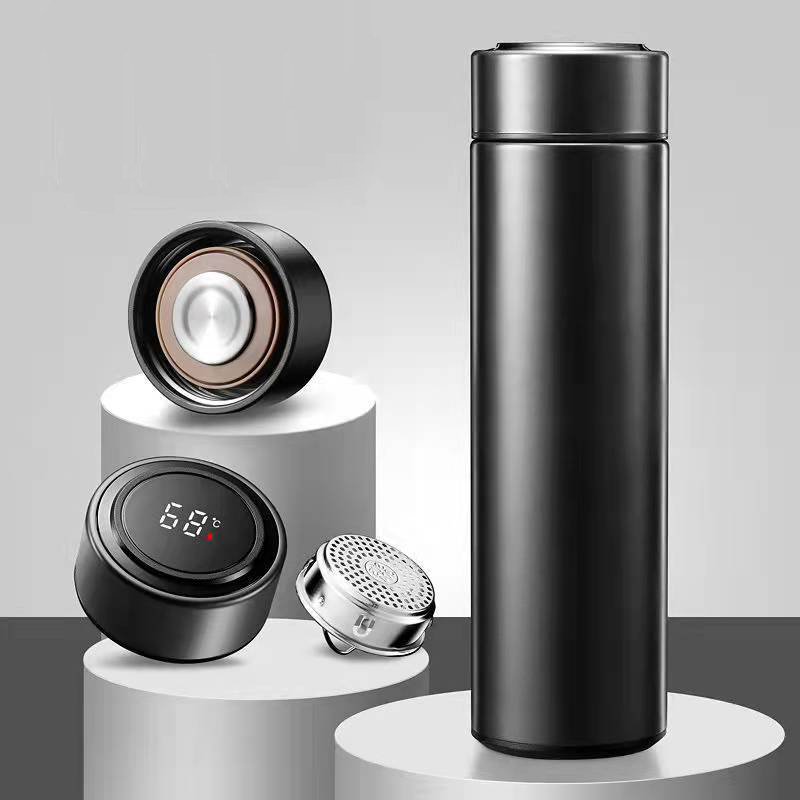 Gifts Customized 500ML Smart Straight Thermos Temperature Display Vacuum Flasks for Gift