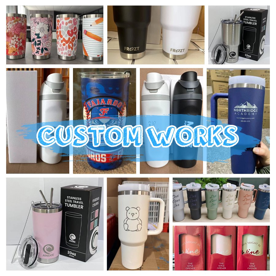 Wholesale 20Oz Powder Coated Double Wall Insulated Coffee Tumbler Cups 20 Oz Stainless Steel Travel Mug With Custom Logo