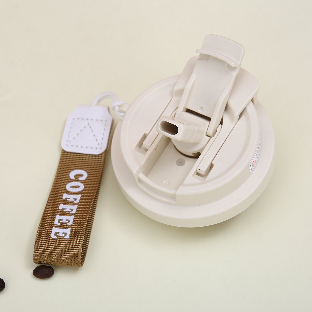 Hot selling 530ml 316 stainless steel travel cup double wall vacuum insulated coffee mug with rope lid