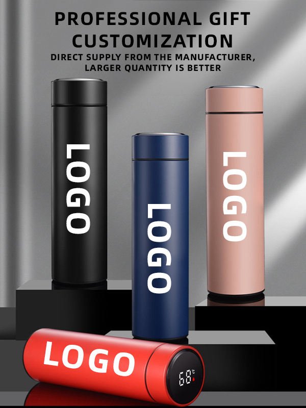 Led Temperature to Drink Car Insulated Remind Drinking Vacuum Flask Smart Water Bottle With Mineral Water Bottle