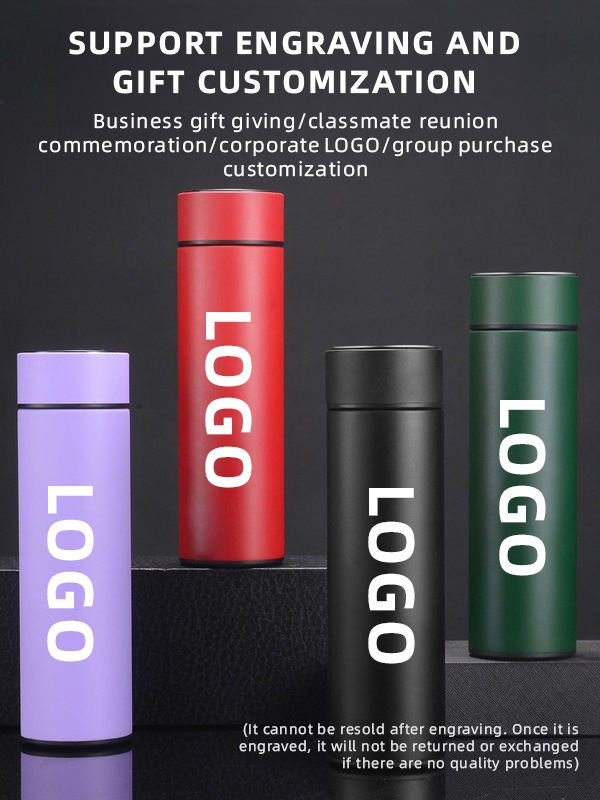 Led Temperature to Drink Car Insulated Remind Drinking Vacuum Flask Smart Water Bottle With Mineral Water Bottle