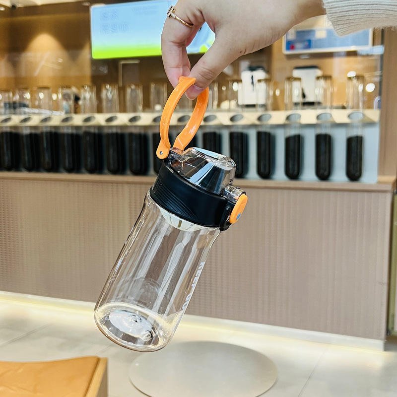 Cheap 500ml 650ml 800ml bpa free plastic Direct drinking clear sport water bottle