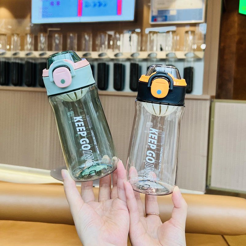 Cheap 500ml 650ml 800ml bpa free plastic Direct drinking clear sport water bottle